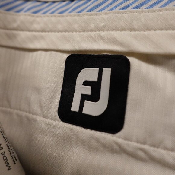 FootJoy Men’s Performance Golf Shorts‎ W38 Khaki – Stretch Quick-Dry Lightweight - Picture 5 of 13